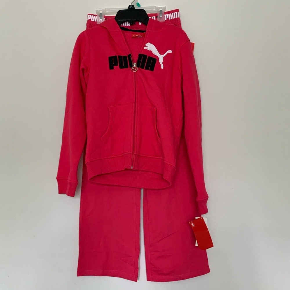 Puma Girls Matching Hoodie 2-Piece Sweat Set